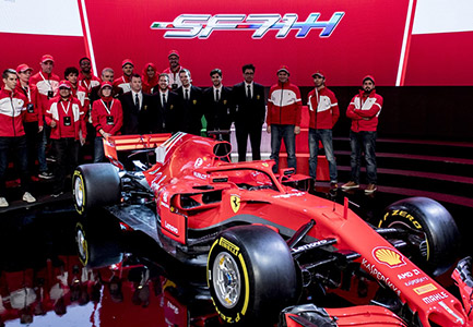 Charles Leclerc in Ferrari