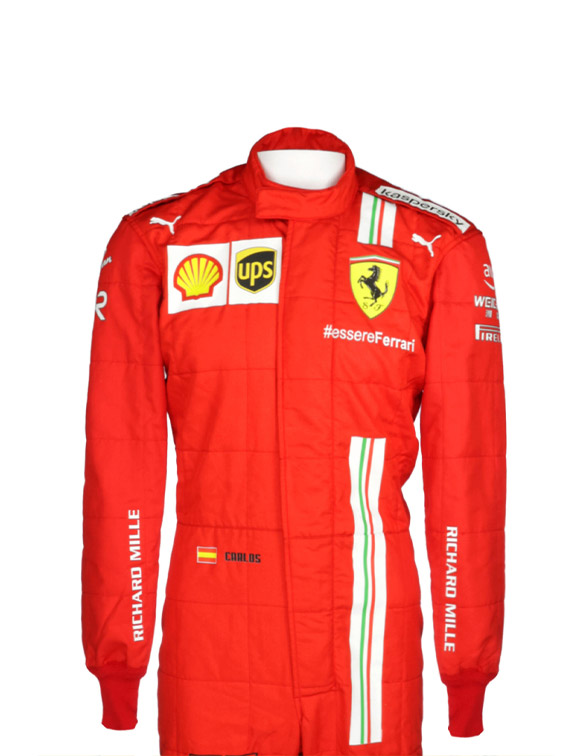 2021 carlos sainz ferrari f1 race suit 001