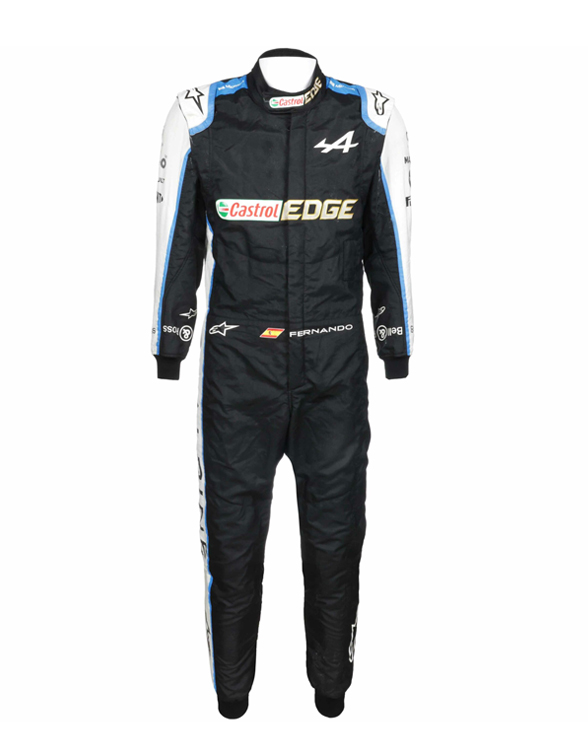 2021 fernando alonso alpine f1 race suit
