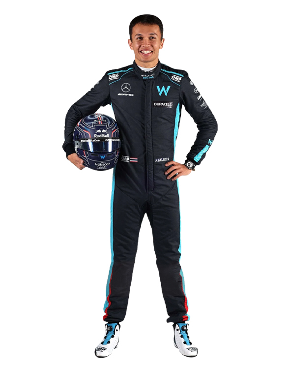 2022 new alexander albon f1 race suit williams racing 1