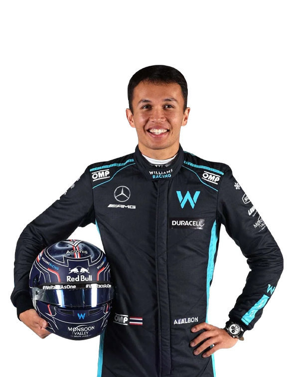 2022 new alexander albon f1 race suit williams racing