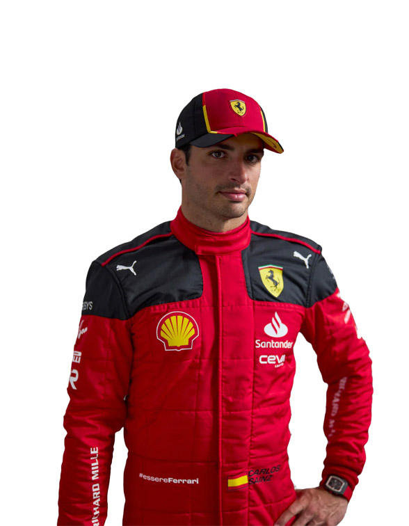 2023 carlos sainz ferrari f1 race suit 02