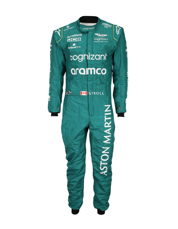 2023 lance stroll aston martin f1 race suit 1