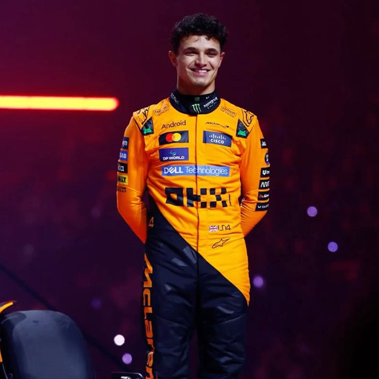 2025 MCLAREN LANDO NORRIS F1 RACE SUIT REPLICA 01
