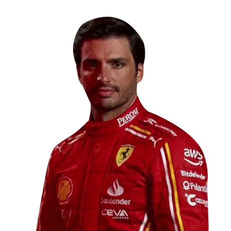 2024 Sainz Ferrari Suit Back Design