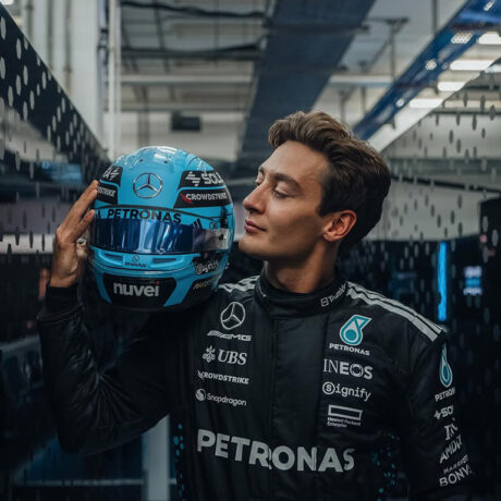 2025 George Russell Mercedes F1 race suit replica