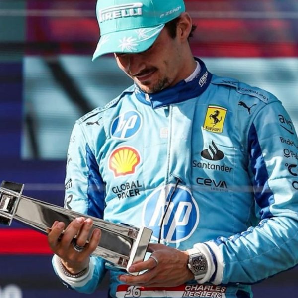 Leclerc Name & Number on F1 Race Suit