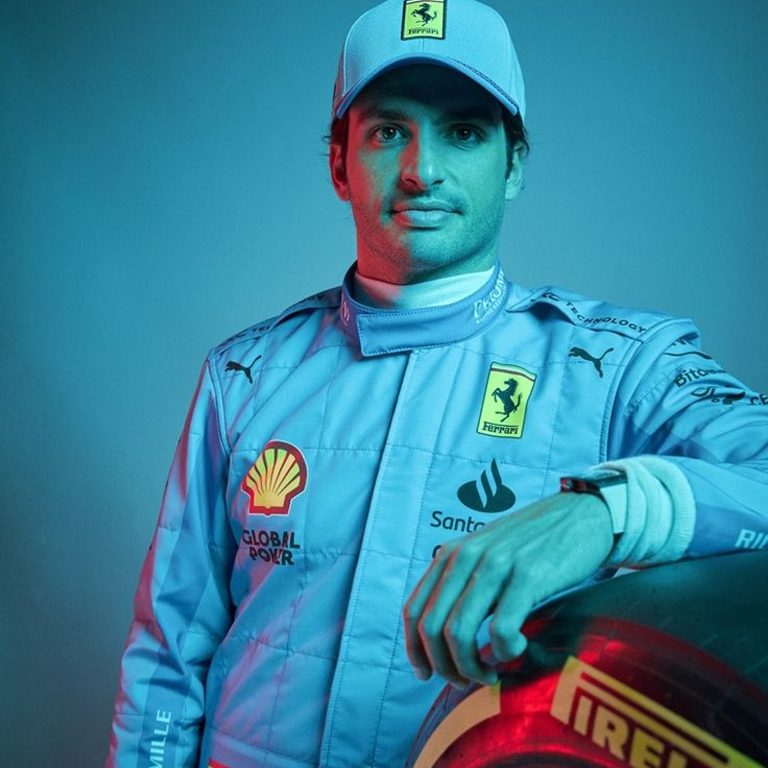 Sainz 2024 Miami GP Suit Front View