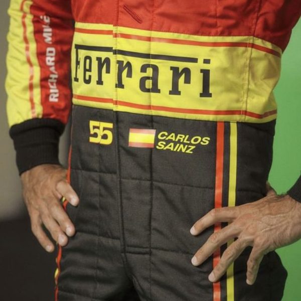 Sainz Name on 2023 Monza F1 Race Suit
