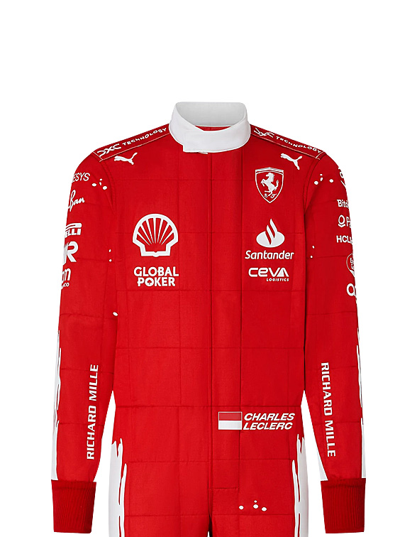 Leclerc 2023 Vegas GP Suit Front