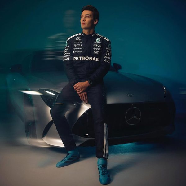 George Russell 2025 Mercedes racing suit replica