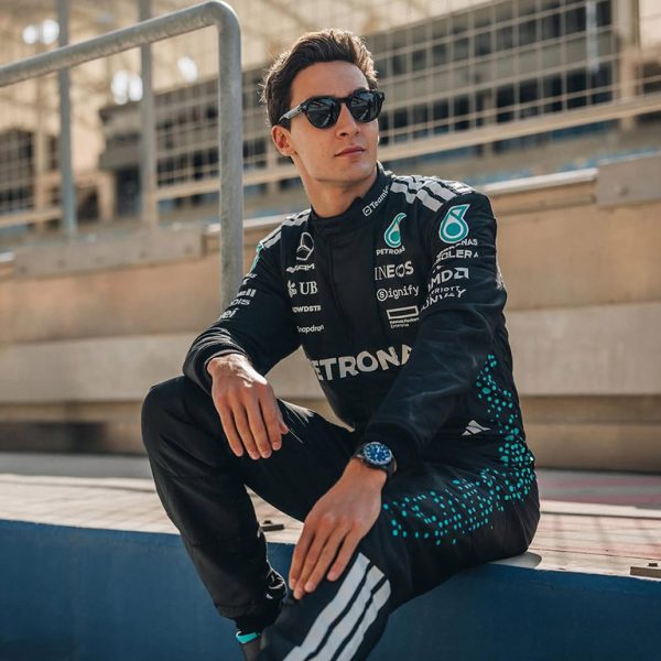 Replica of George Russell 2025 F1 race suit