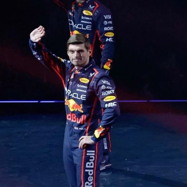 Replica of Max Verstappen 2025 Red Bull F1 suit