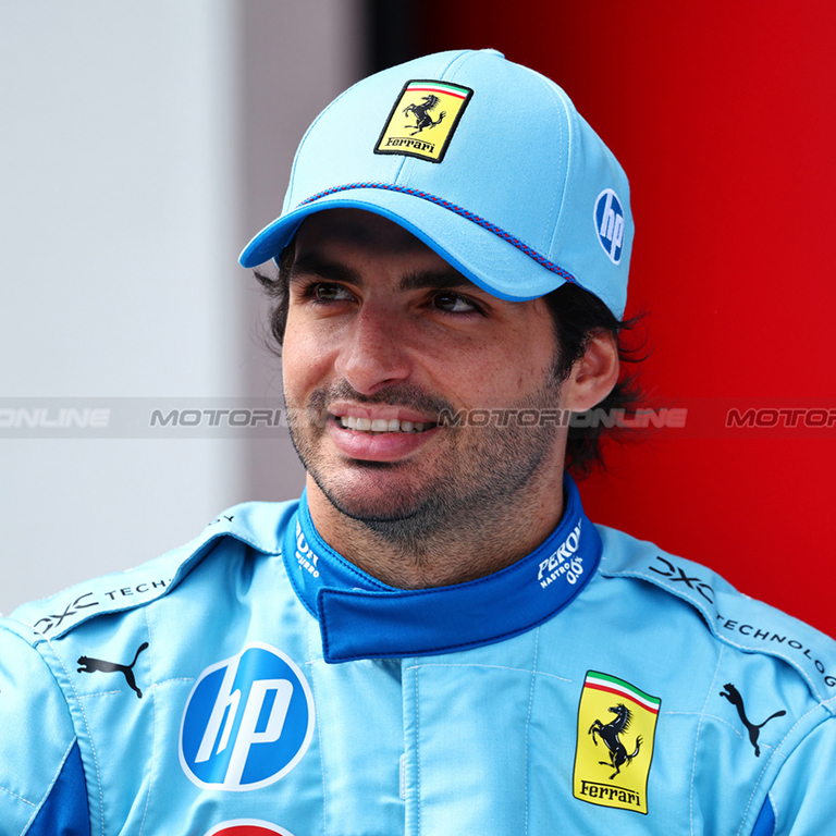 2024 Carlos Sainz Scuderia Ferrari Miami GP F1 Replica Race Suit 2 2024 Carlos Sainz Scuderia Ferrari Miami GP F1 Replica Race Suit - Image 2