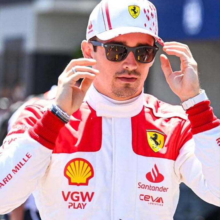 2023 Charles Leclerc Monaco GP Ferrari F1 Replica Race Suit 2 2023 Monaco GP Ferrari Suit Back