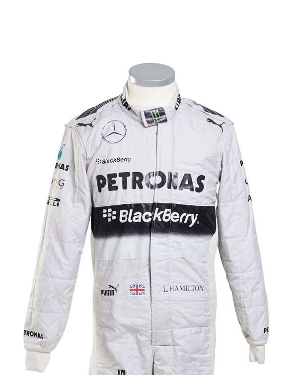 2014 Lewis Hamilton PETRONAS Mercedes F1 Race Suit Replica