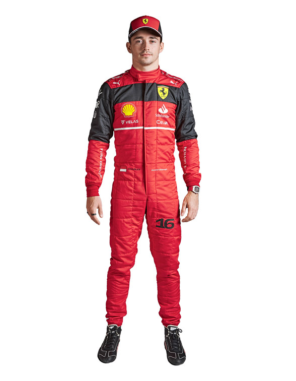2022 Charles Leclerc Ferrari F1 Race Suit REPLICA 2 2022 Charles Leclerc Ferrari F1 Race Suit REPLICA - Image 2
