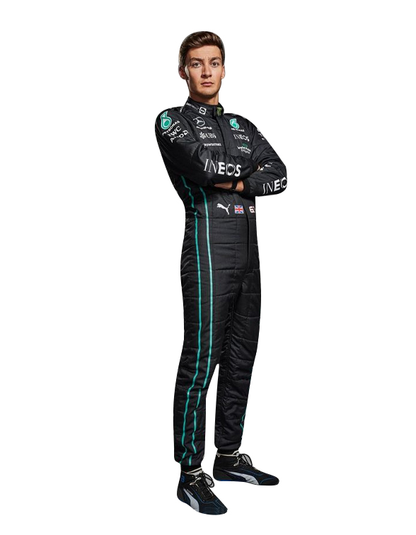 2022 George Russell PETRONAS Mercedes F1 Race Suit REPLICA