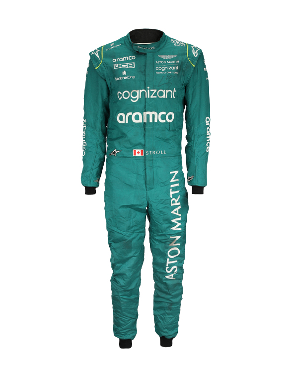 2022 Lance Stroll Aston Martin F1 Race Suit REPLICA 3 2022 Lance Stroll Aston Martin F1 Race Suit REPLICA - Image 3