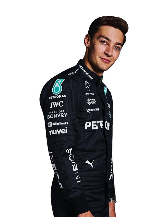 2023 George Russell PETRONAS Mercedes F1 Race Suit REPLICA 3 2023 George Russell PETRONAS Mercedes F1 Race Suit REPLICA - Image 3