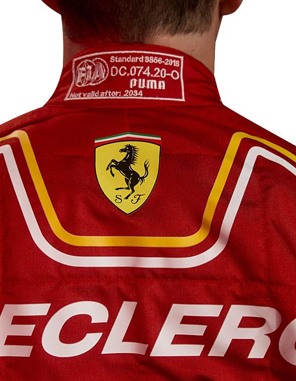 2024 Charles Leclerc Ferrari F1 Race Suit REPLICA 3 Charles Leclerc 2024 F1 Suit Replica