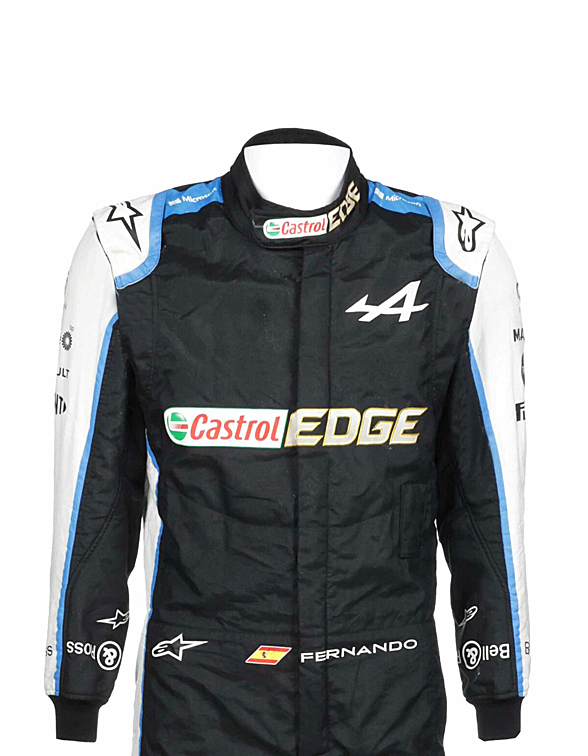 2021 Fernando Alonso Alpine F1 Race Suit REPLICA