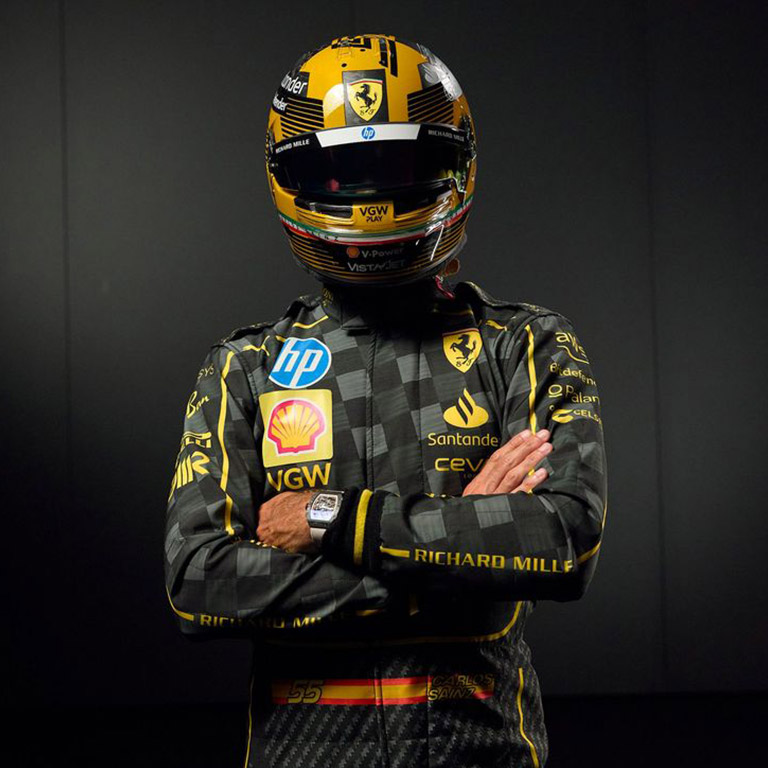 Carlos Sainz Ferrari Suit