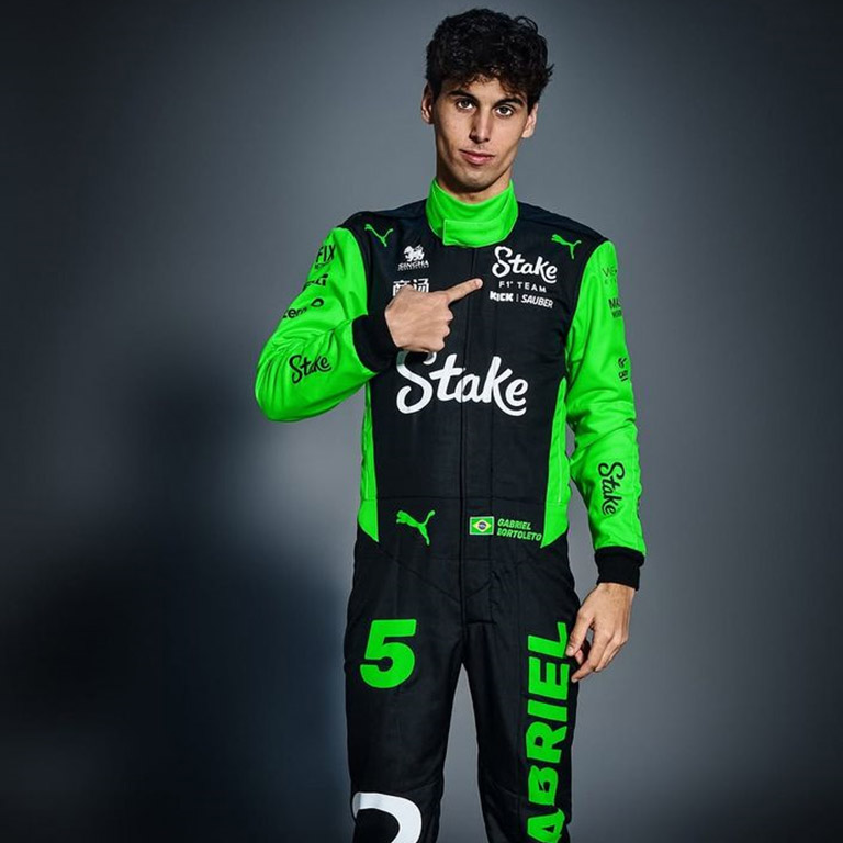 Gabriel Bortoleto F1 Race Suit