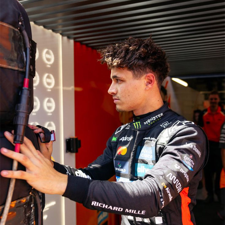 2025 BRITISH GP MCLAREN LANDO NORRIS RACE SUIT