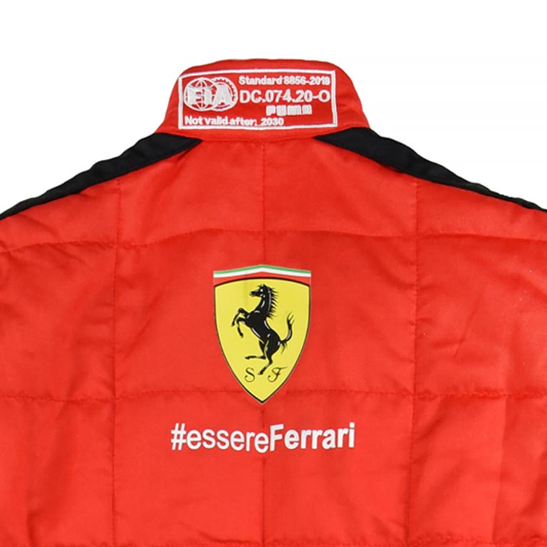 2020 Charles Leclerc Ferrari F1 Race Suit REPLICA 3 2020 Charles Leclerc Ferrari F1 Race Suit REPLICA - Image 3