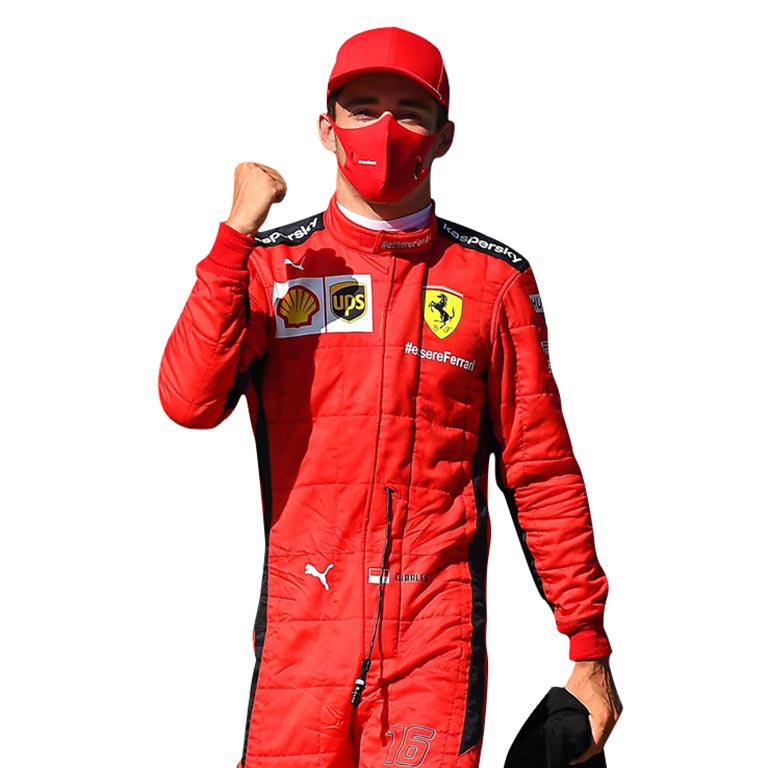 2020 Charles Leclerc Ferrari F1 Race Suit REPLICA 7 2020 Charles Leclerc Ferrari F1 Race Suit REPLICA - Image 7