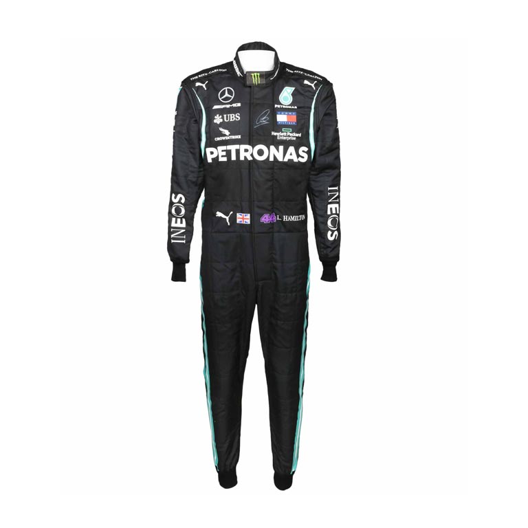 2020 Lewis Hamilton Mercedes F1 Race Suit REPLICA 3 2020 Lewis Hamilton Mercedes F1 Race Suit REPLICA - Image 3