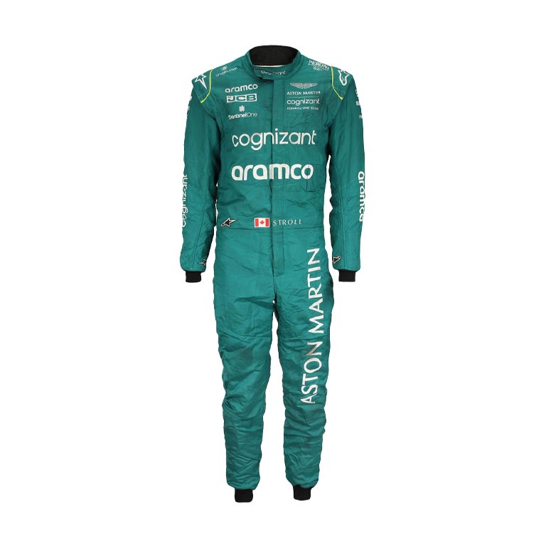 2022 Lance Stroll Aston Martin F1 Race Suit REPLICA 2 2022 Lance Stroll Aston Martin F1 Race Suit REPLICA - Image 2