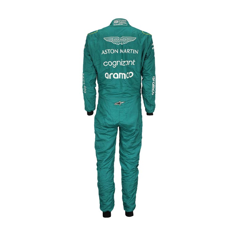 2022 Lance Stroll Aston Martin F1 Race Suit REPLICA 3 2022 Lance Stroll Aston Martin F1 Race Suit REPLICA - Image 3