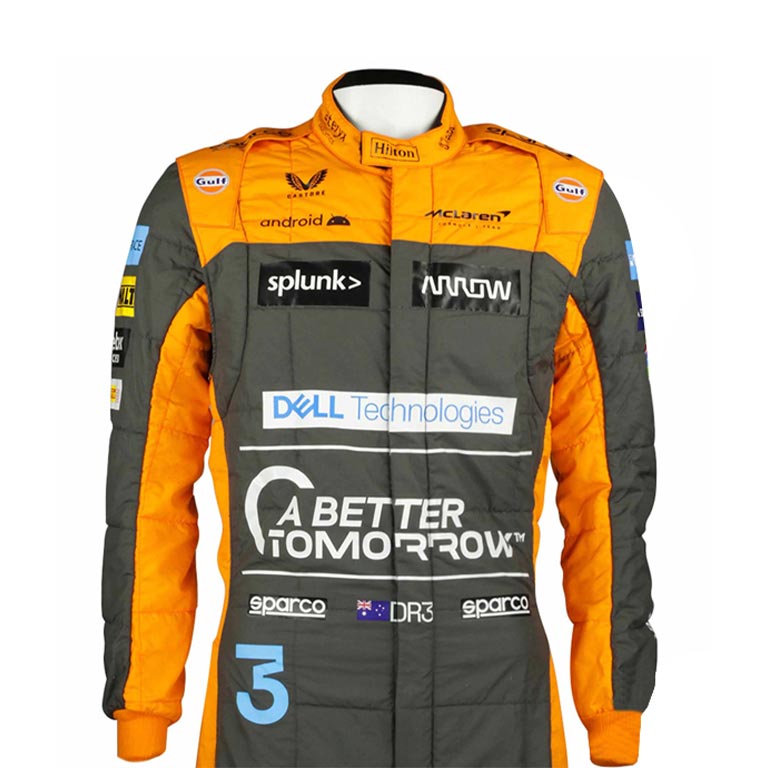 2022 Daniel Ricciardo Mclaren F1 Race Suit REPLICA 1 Daniel Ricciardo McLaren