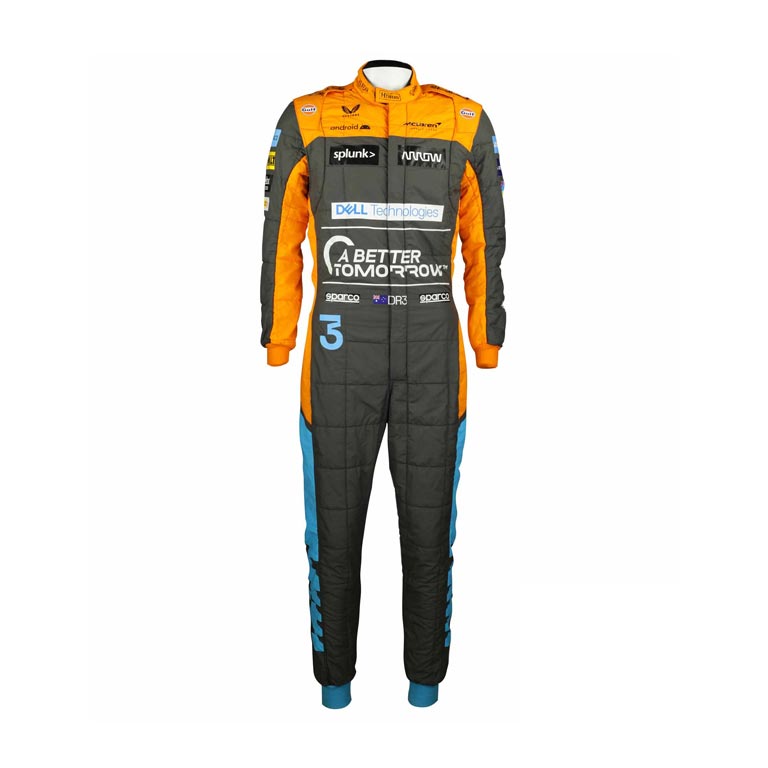 2022 Daniel Ricciardo Mclaren F1 Race Suit REPLICA 4 2022 Daniel Ricciardo Mclaren F1 Race Suit REPLICA - Image 4
