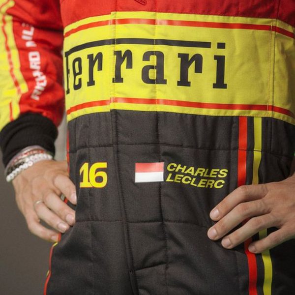 2023 Charles Leclerc Monza Ferrari F1 Replica Suit 3 2023 Charles Leclerc Monza Ferrari F1 Replica Suit - Image 3