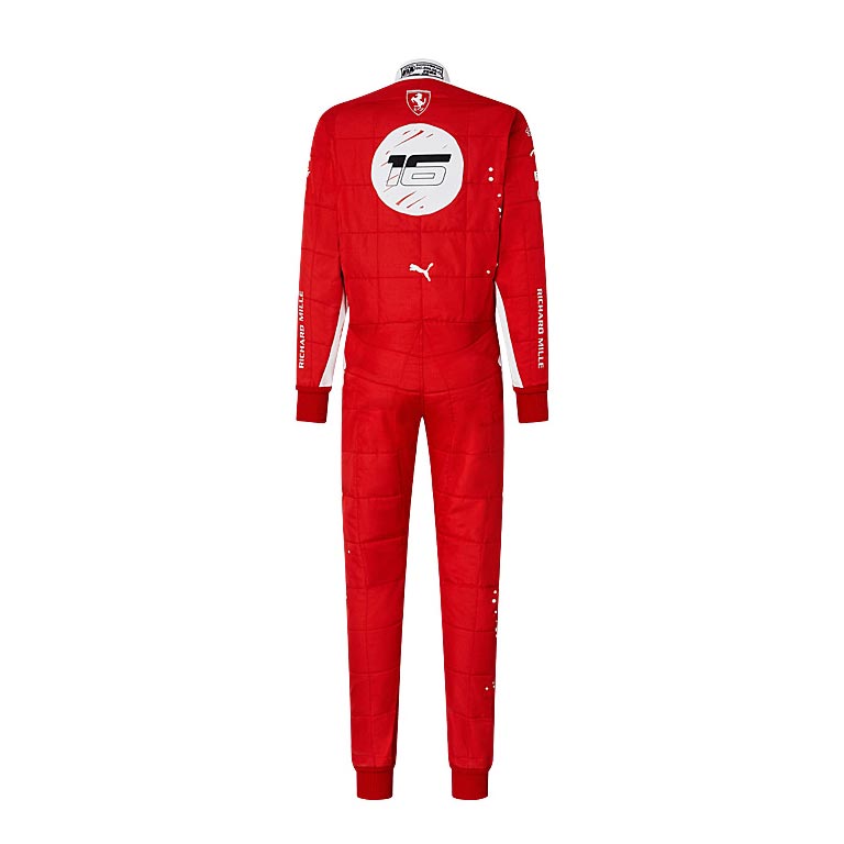 2023 Charles Leclerc Las Vegas GP Ferrari Race Suit Replica 3 2023 Charles Leclerc Las Vegas GP Ferrari Race Suit Replica - Image 3