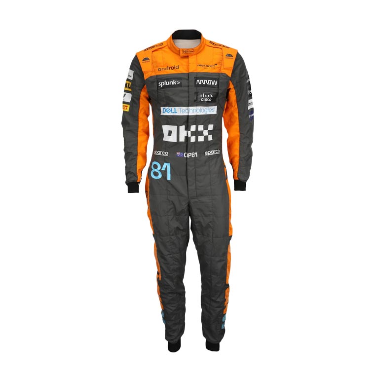 2023 Oscar Piastri Mclaren F1 Race Suit REPLICA 2 2023 Oscar Piastri Mclaren F1 Race Suit REPLICA - Image 2