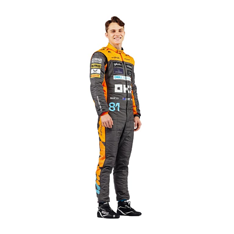 2023 Oscar Piastri Mclaren F1 Race Suit REPLICA 4 2023 Oscar Piastri Mclaren F1 Race Suit REPLICA - Image 4