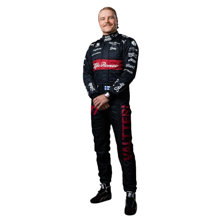 2023 Valtteri Bottas Alfa Romeo F1 Race Suit REPLICA 3 2023 Valtteri Bottas Alfa Romeo F1 Race Suit REPLICA - Image 3