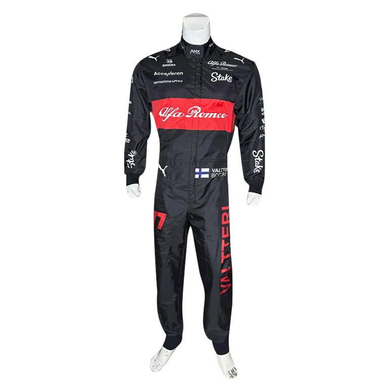 2023 Valtteri Bottas Alfa Romeo F1 Race Suit REPLICA 4 2023 Valtteri Bottas Alfa Romeo F1 Race Suit REPLICA - Image 4