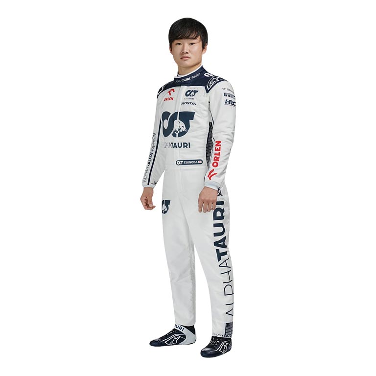 2023 Yuki Tsunoda Alphatauri F1 Race Suit REPLICA 2 2023 Yuki Tsunoda Alphatauri F1 Race Suit REPLICA - Image 2