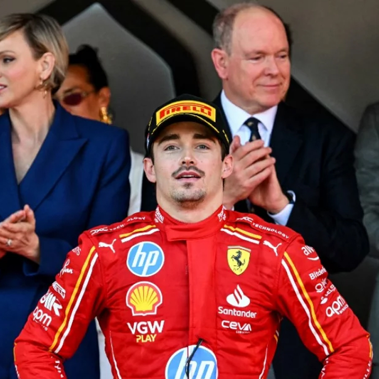 2024 Charles Leclerc Monaco GP Ferrari Race Suit Replica 4 2024 Charles Leclerc Monaco GP Ferrari Race Suit Replica - Image 4