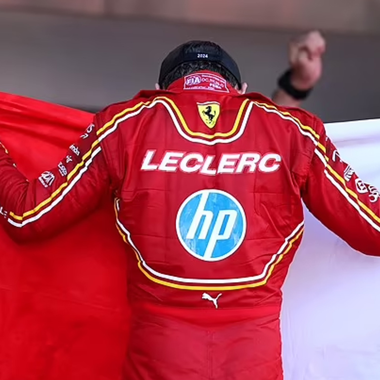 2024 Charles Leclerc Monaco GP Ferrari Race Suit Replica 8 2024 Charles Leclerc Monaco GP Ferrari Race Suit Replica - Image 8