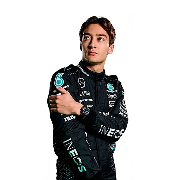2024 George Russell Mercedes AMG F1 Race Suit REPLICA 3 2024 George Russell Mercedes AMG F1 Race Suit REPLICA - Image 3