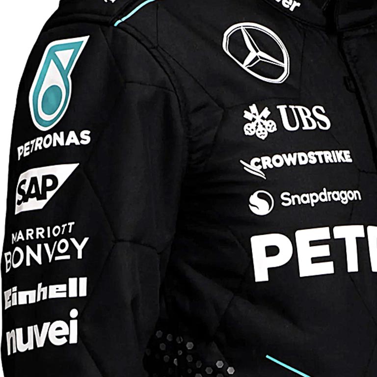 2024 George Russell Mercedes AMG F1 Race Suit REPLICA 4 2024 George Russell Mercedes AMG F1 Race Suit REPLICA - Image 4