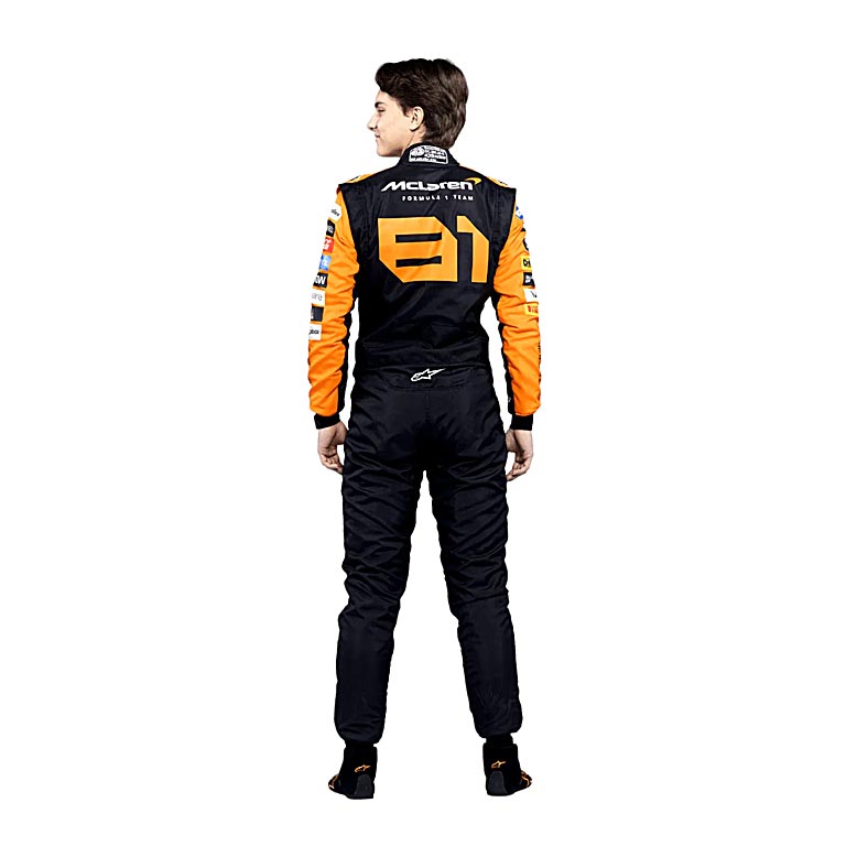 2024 New McLaren Oscar Piastri F1 Team Race Suit REPLICA 4 2024 New McLaren Oscar Piastri F1 Team Race Suit REPLICA - Image 4
