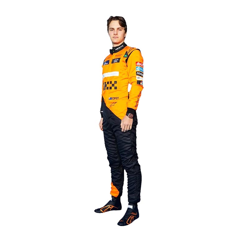 2024 New McLaren Oscar Piastri F1 Team Race Suit REPLICA 5 2024 New McLaren Oscar Piastri F1 Team Race Suit REPLICA - Image 5