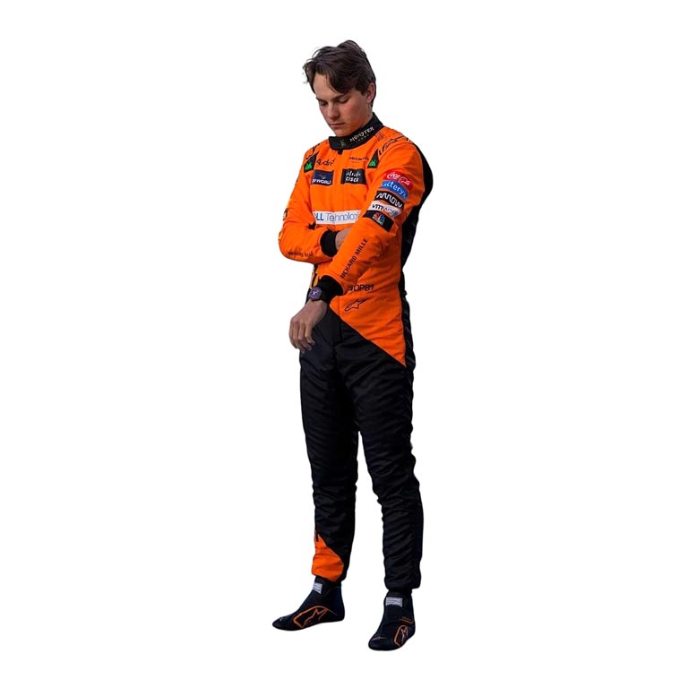 2024 New McLaren Oscar Piastri F1 Team Race Suit REPLICA 6 2024 New McLaren Oscar Piastri F1 Team Race Suit REPLICA - Image 6